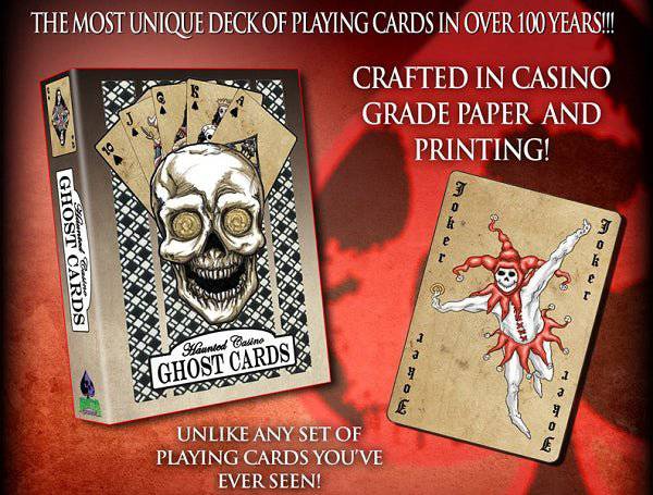Haunted Casinos, Ghost Cards (52 Card Poker Deck, plus Jokers)