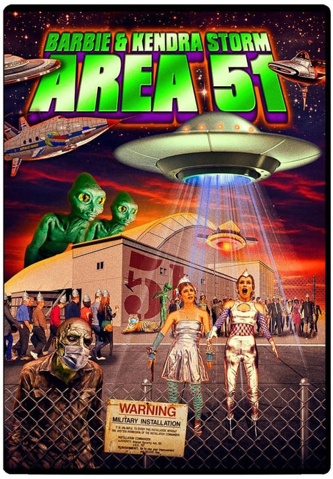 Barbie and Kendra Storm Area 51 DVD - Media