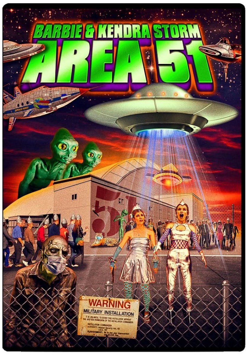 Barbie and Kendra Storm Area 51 DVD - Media