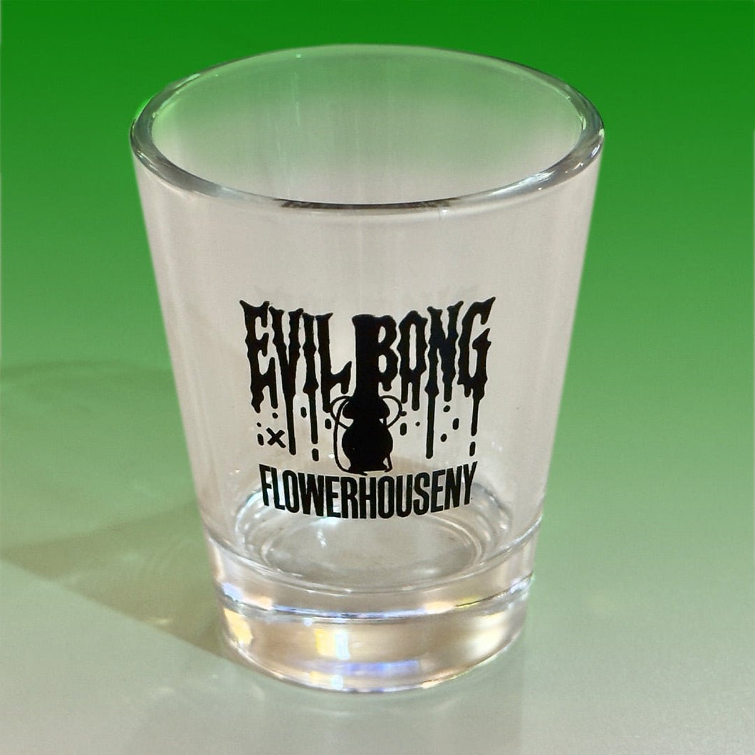 Ebee Shot Glass | Evil Bong x FlowerHouseNY