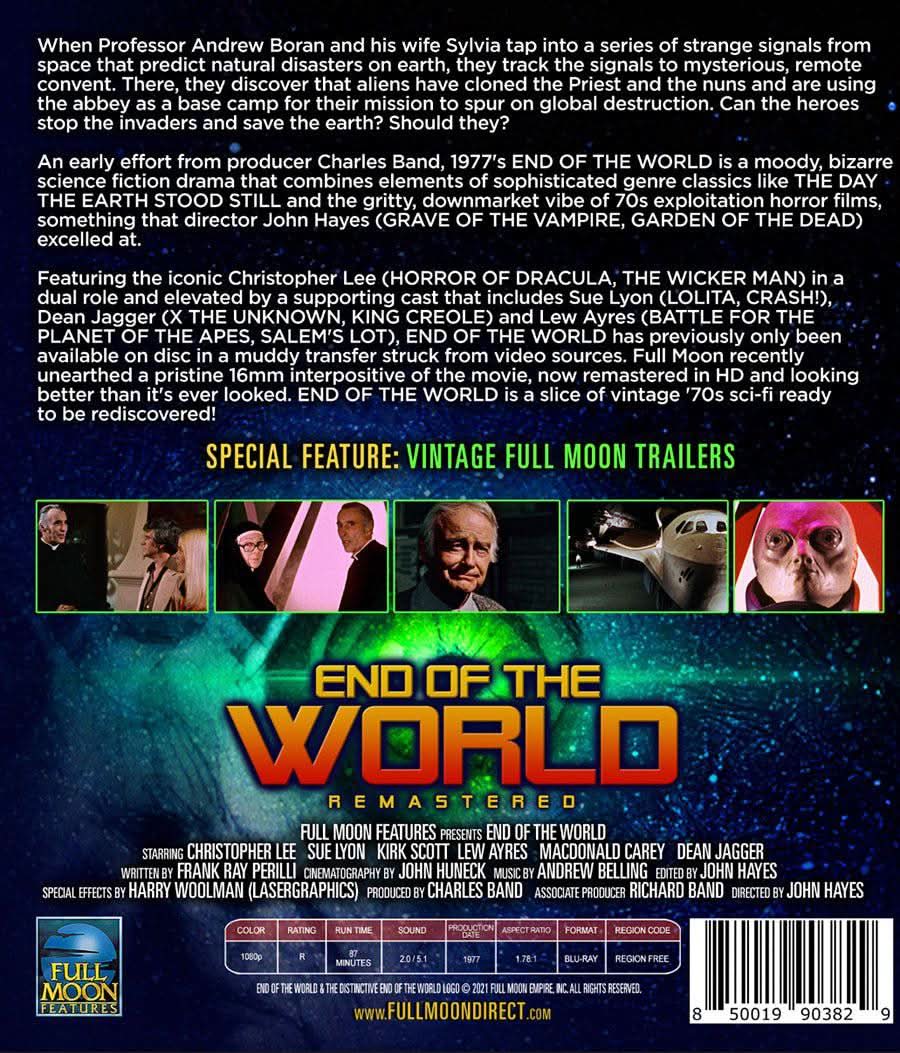 End of the World Blu-ray | Full Moon Horror