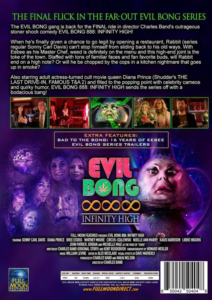 Evil Bong 888: Infinity High DVD | Full Moon Horror