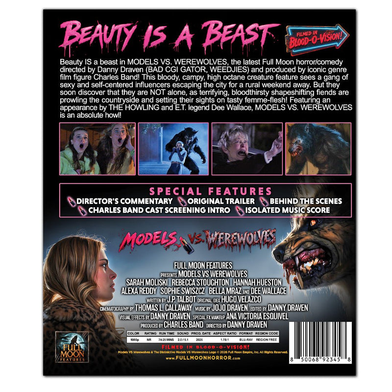 Models vs Werewolves Blu-ray