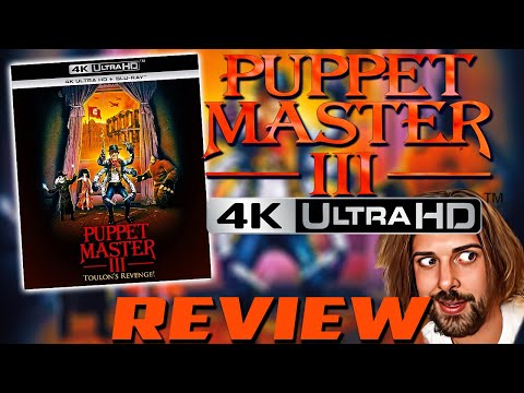Puppet Master III 4k Ultra HD Blu-Ray + 1080p Blu-Ray