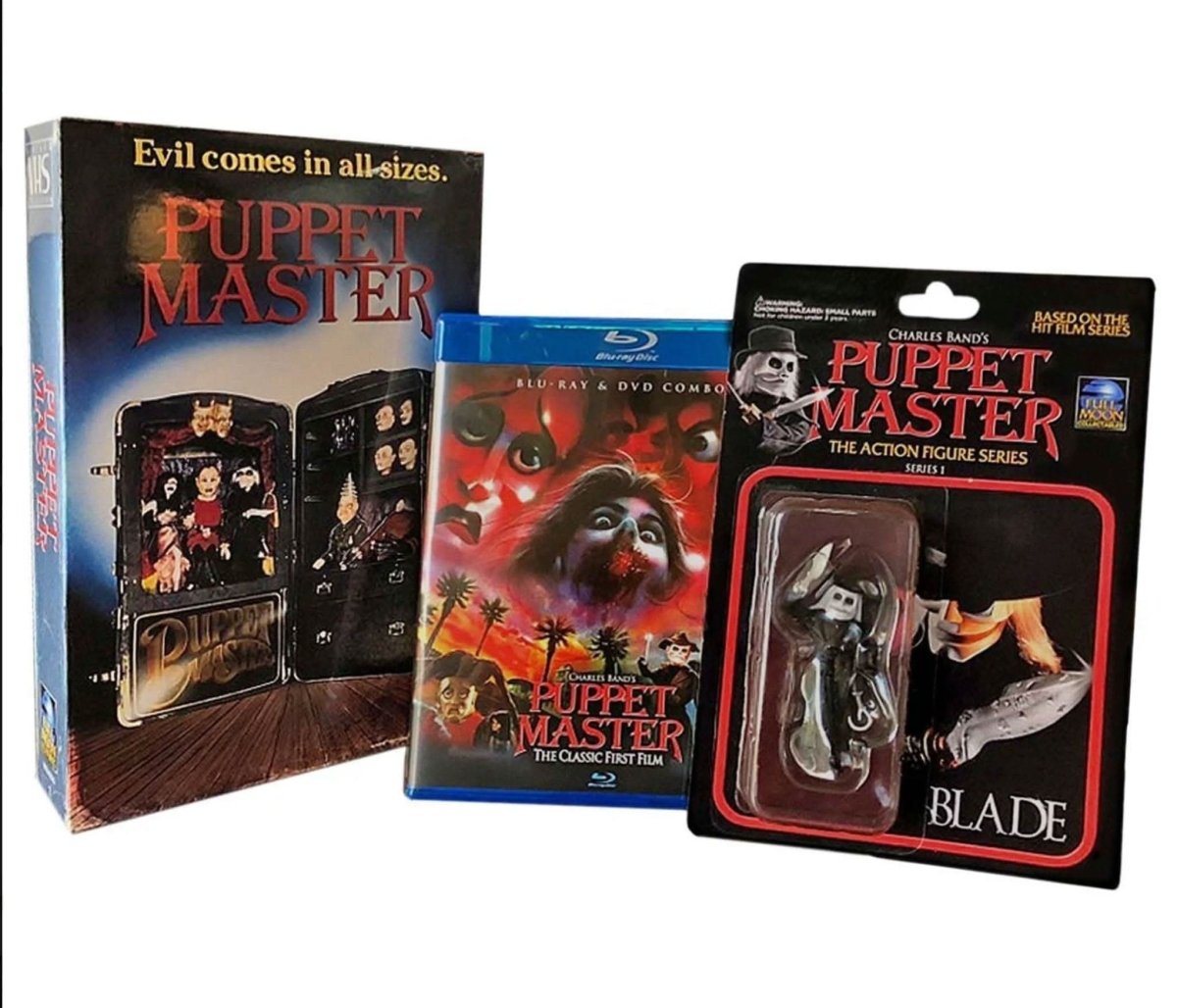 Puppet Master VHS Retro Big Box Blu-ray / DVD Set Collection
