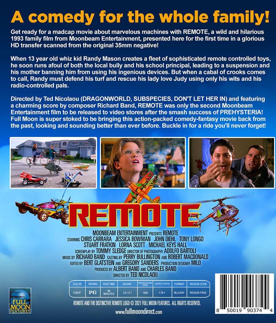 Remote Key Film Remote Blu-ray | Full Moon Horror