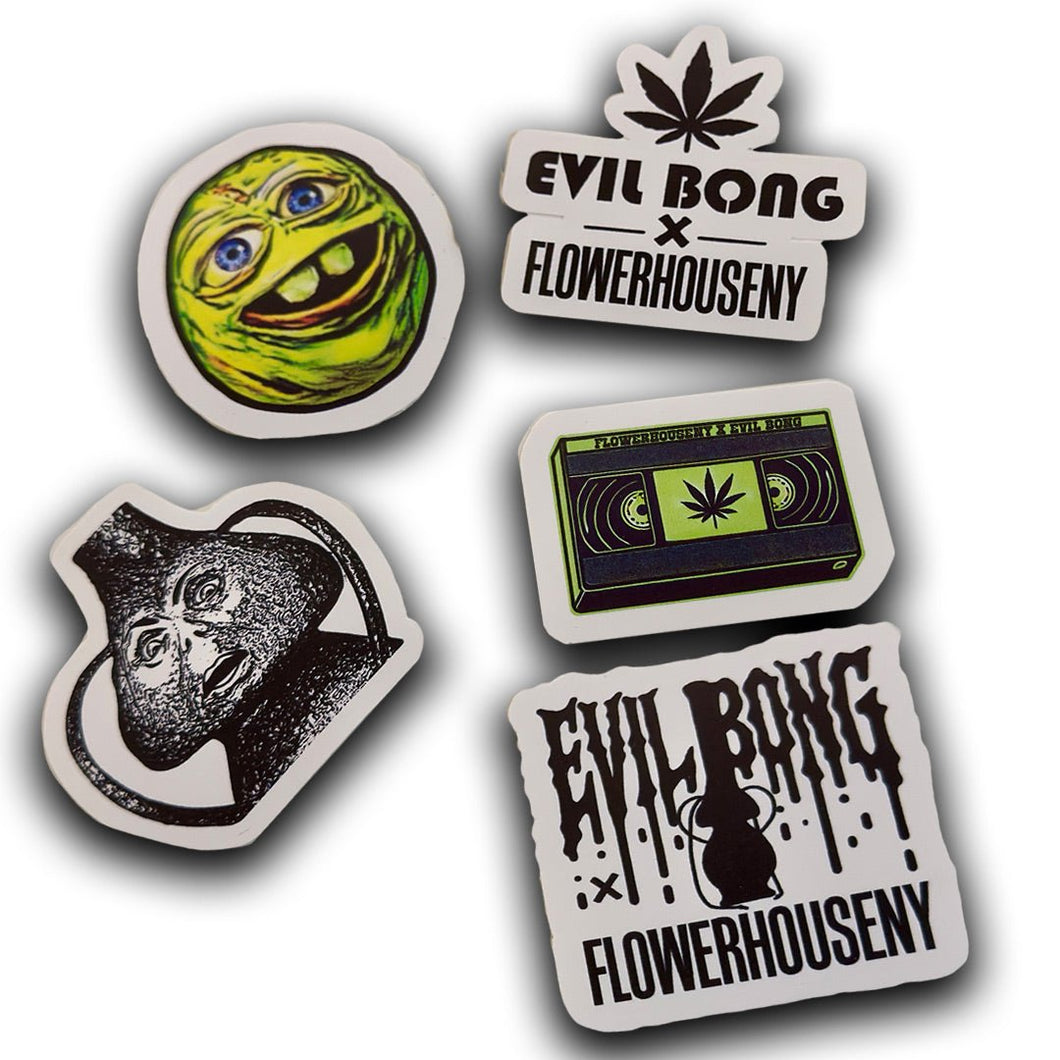 Sticker Pack | Evil Bong x FlowerHouseNY
