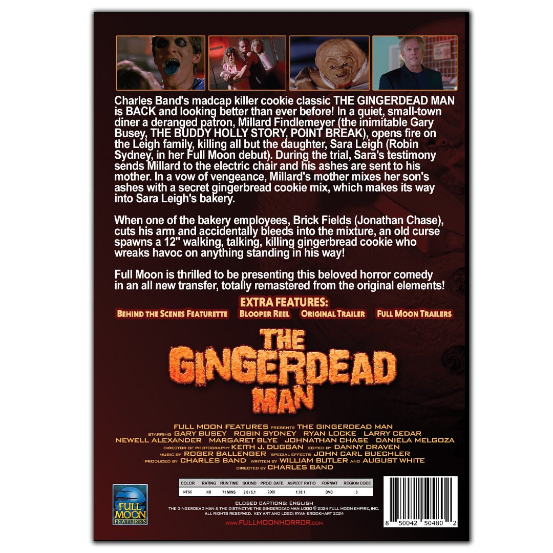 The Gingerdead Man DVD (Remastered) | Full Moon Horror