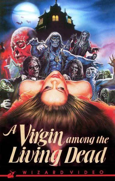 Wizard Video: A Virgin Among the Living Dead (Big Box VHS) - Media