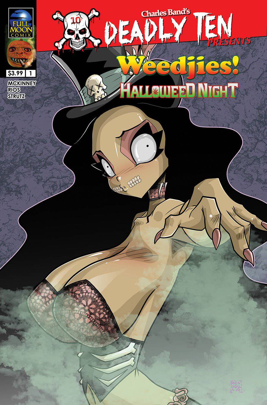 Deadly Ten Presents #2: Weedjies! Halloweed Night (Dan Mendoza cover)