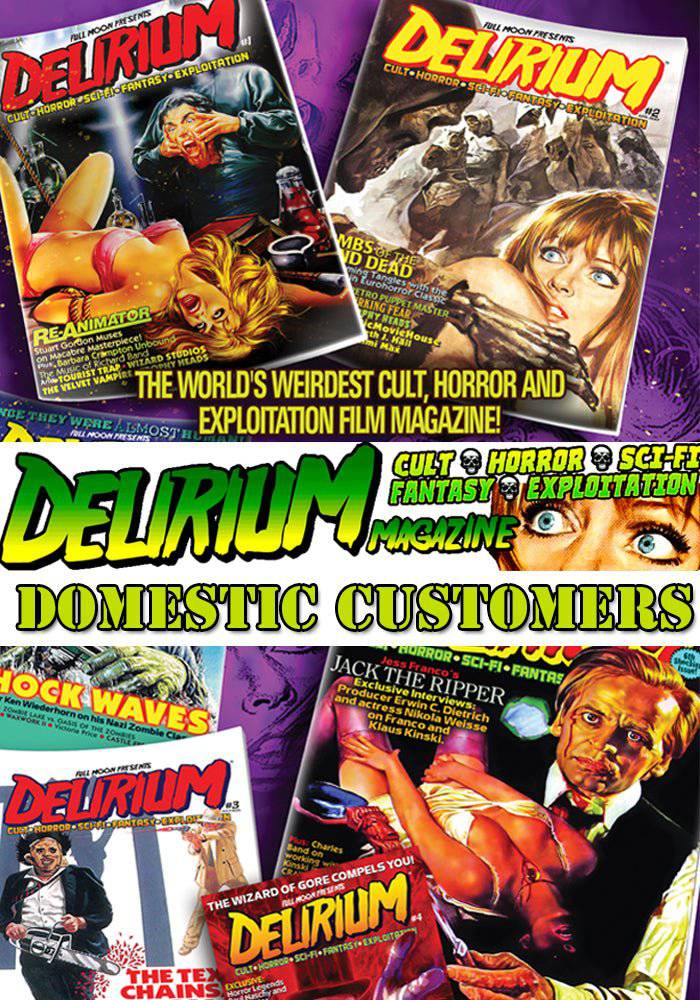 Delirium Magazine Subscription: Issues #35-#38 (DOMESTIC ONLY)