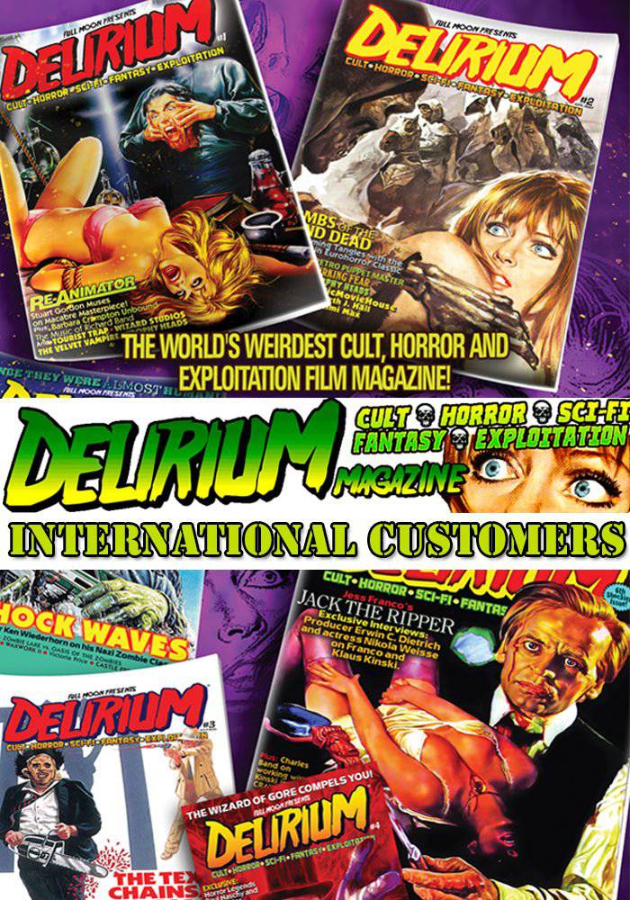 Delirium Magazine Subscription: Issues #35-#38 (INTERNATIONAL ONLY)