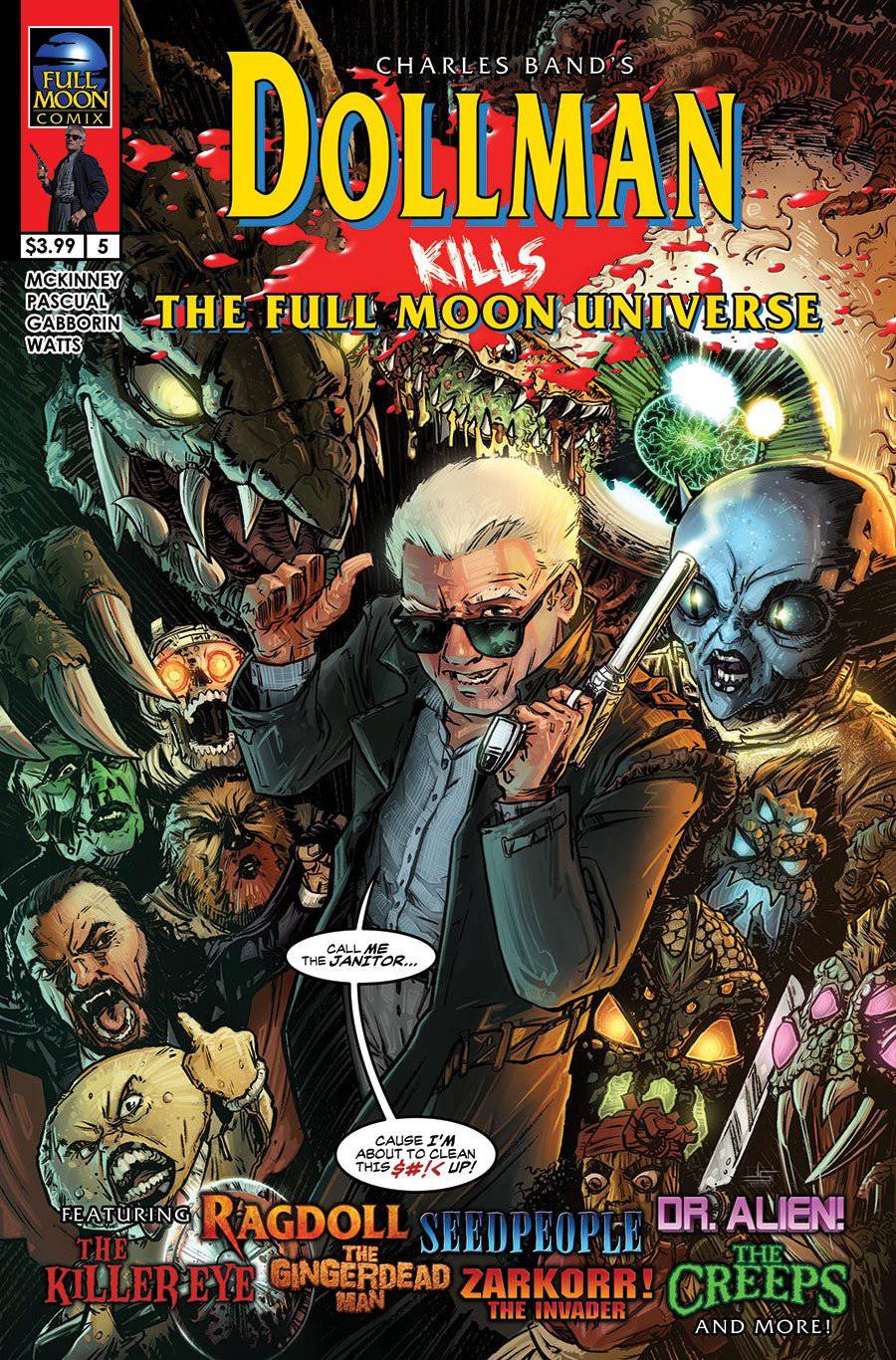 Dollman Kills The Full Moon Universe #5 (Jason Strutz cover)