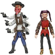 Load image into Gallery viewer, Puppet Master - 7” Scale Action Figures - Ultimate Six-Shooter &amp; Jester 2-Pack

