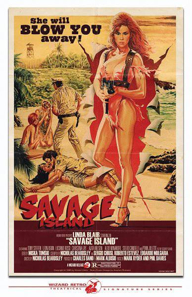 Wizard Video: Savage Island (Big Box VHS)